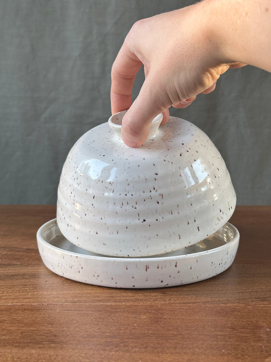Butter Dish - Eggshell