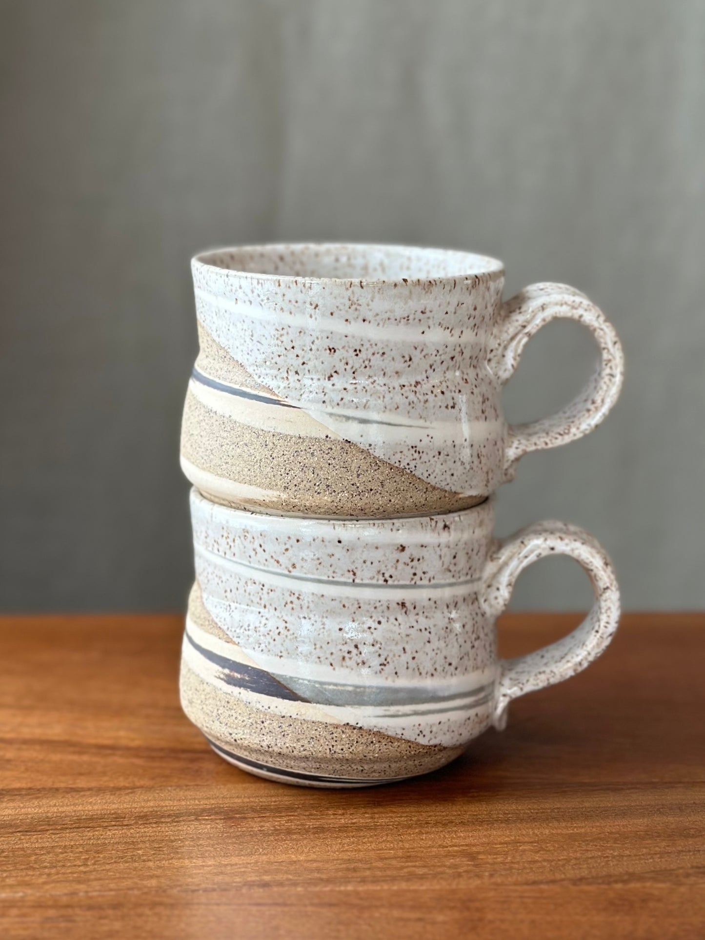 Marbled Stacking Mugs